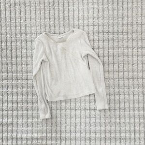 Zara Kids Light Gray Long Sleeve Tee